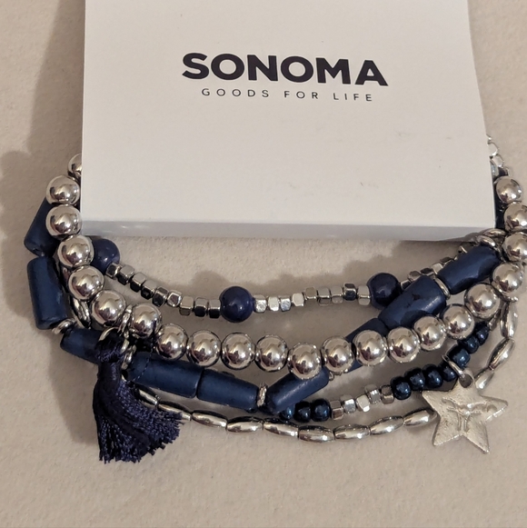 Sonoma Jewelry - Sonoma Navy and Silver Bracelet Collection